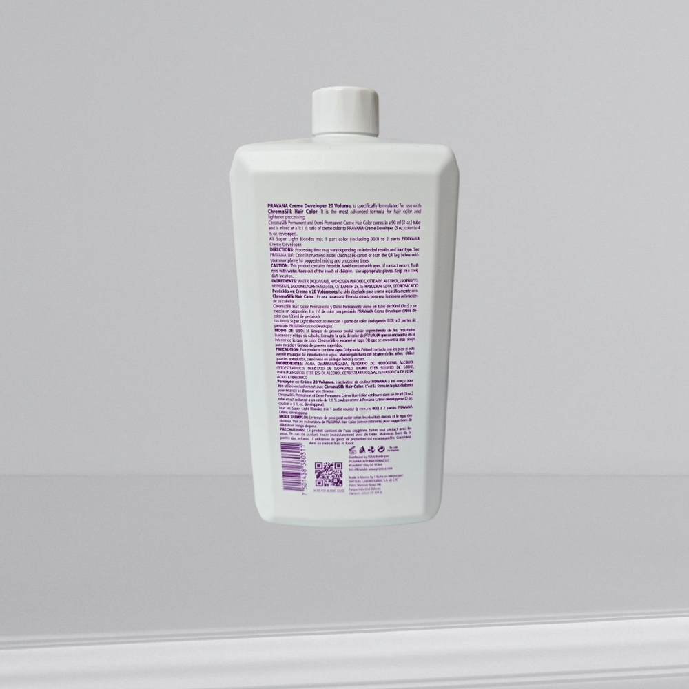 PRAVANA Professional Creme Developer 20 Vol/6 % 1000 ml/1L/33.8 Fl. Oz - Picture 5 of 15